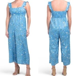 Show Me Your Mumu- NEW Blue Gemini Floral Jumpsuit